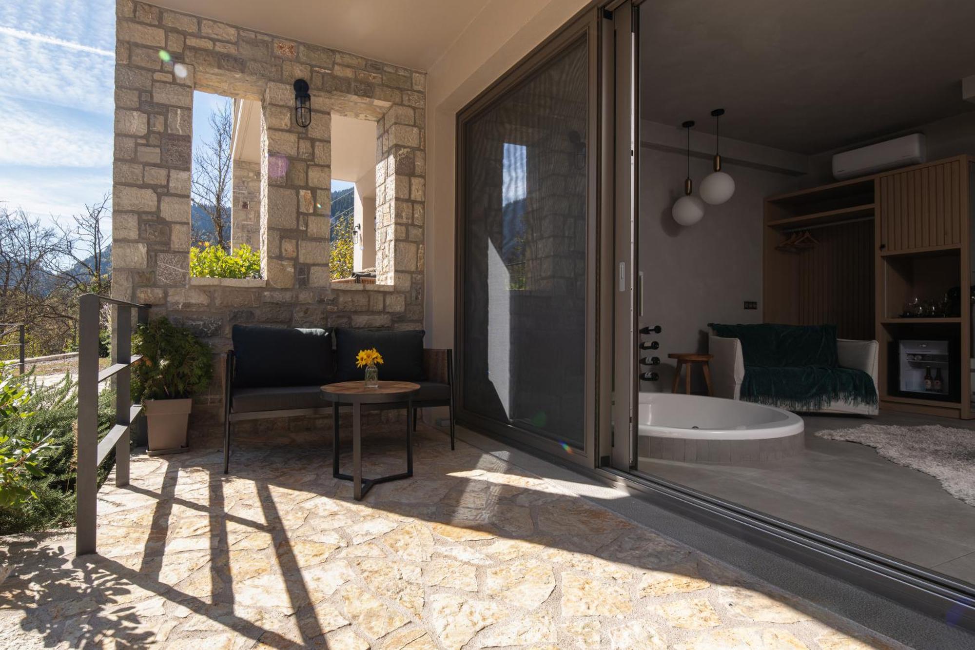 Evora Luxury Suites Mega Chorio Eksteriør billede