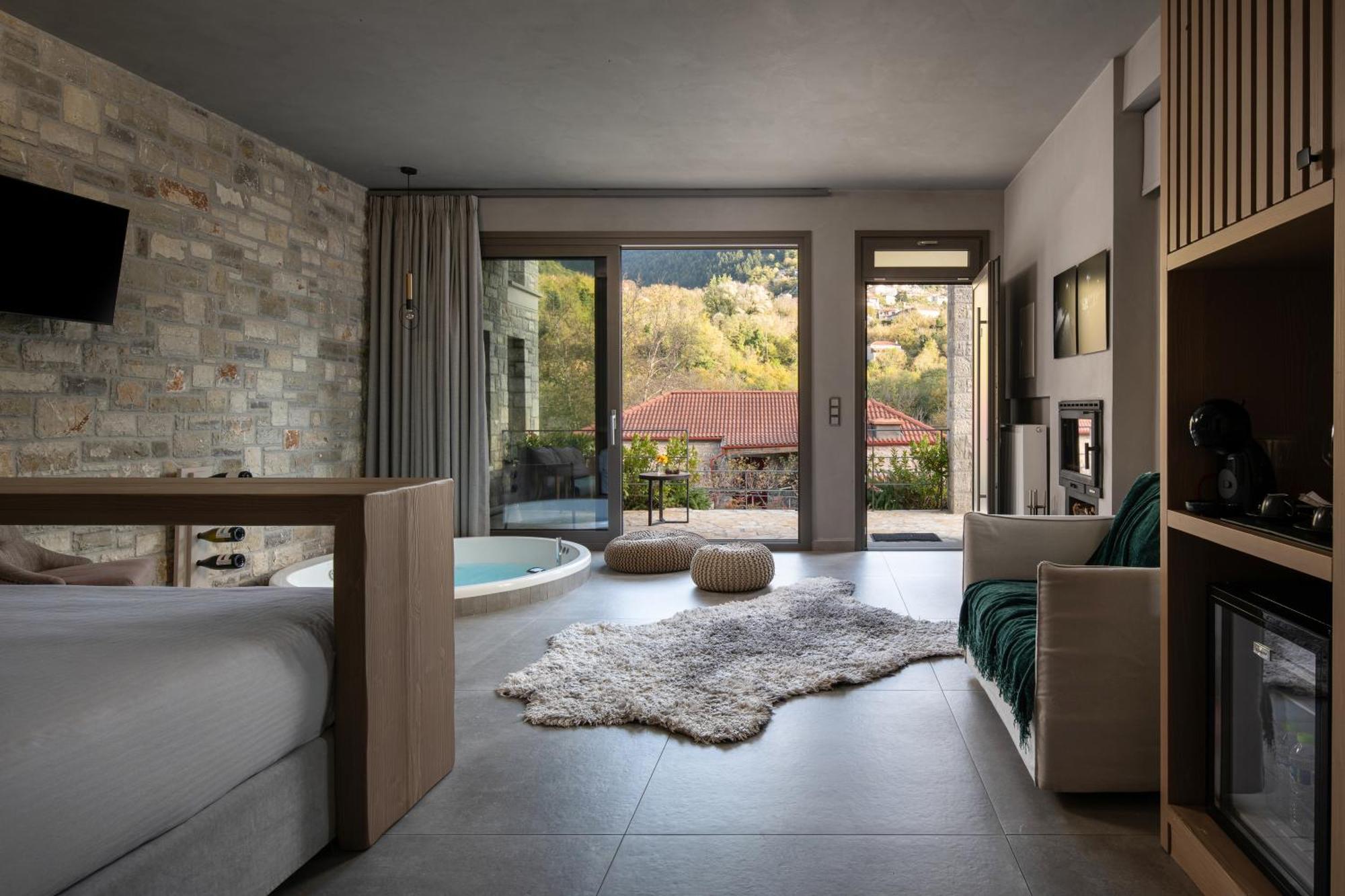 Evora Luxury Suites Mega Chorio Eksteriør billede