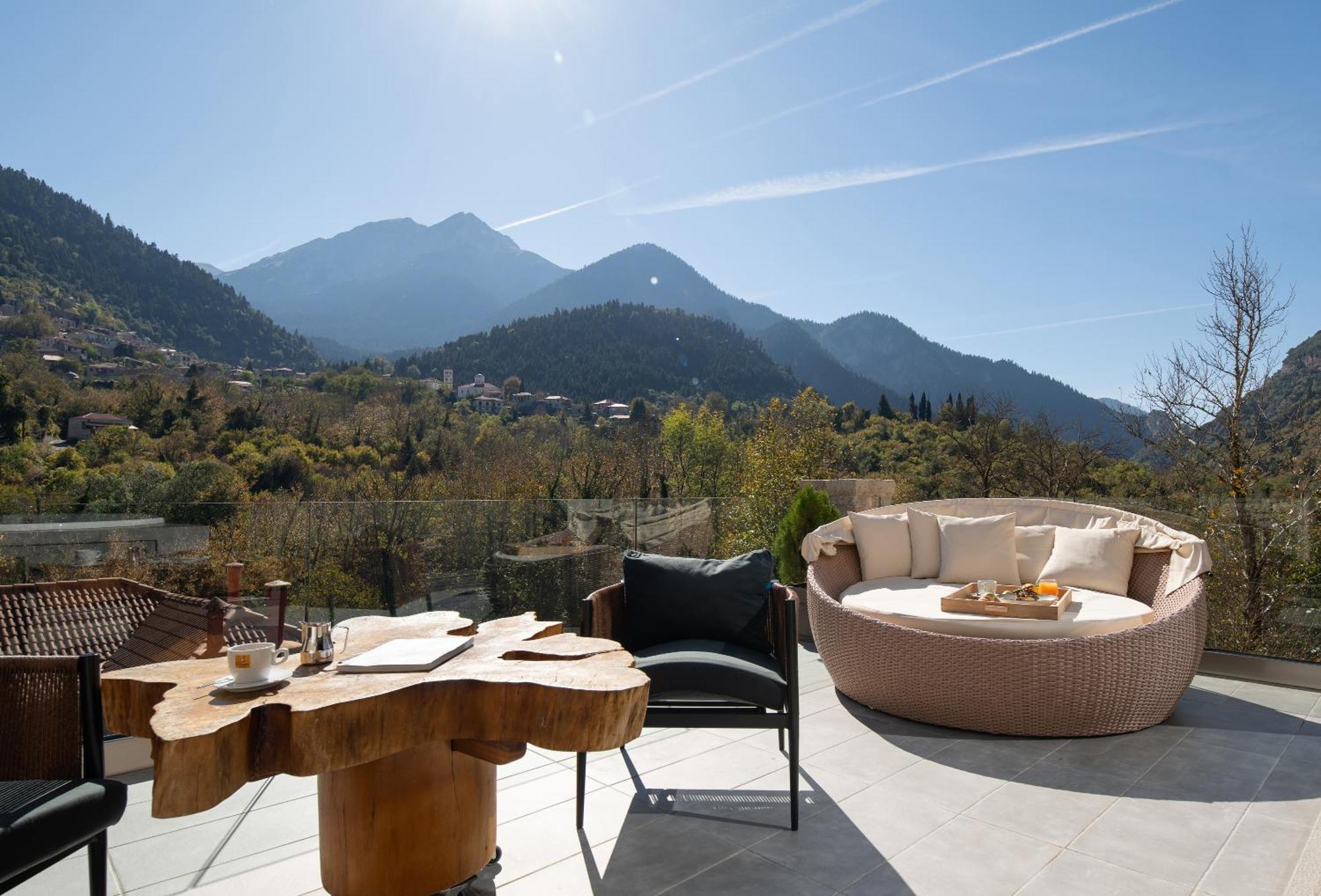 Evora Luxury Suites Mega Chorio Eksteriør billede